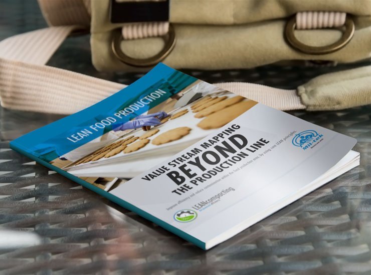 lean brochure guide laying on table