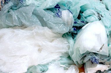 plastic up close