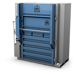 Hydraulic plastic baler
